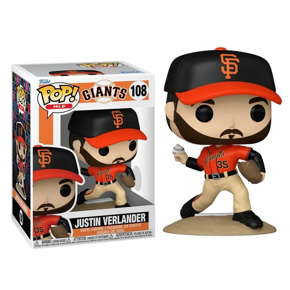 Funko Pop Justin Verlander San Francisco Giants MLB 108 Vinyl Figure Collectible